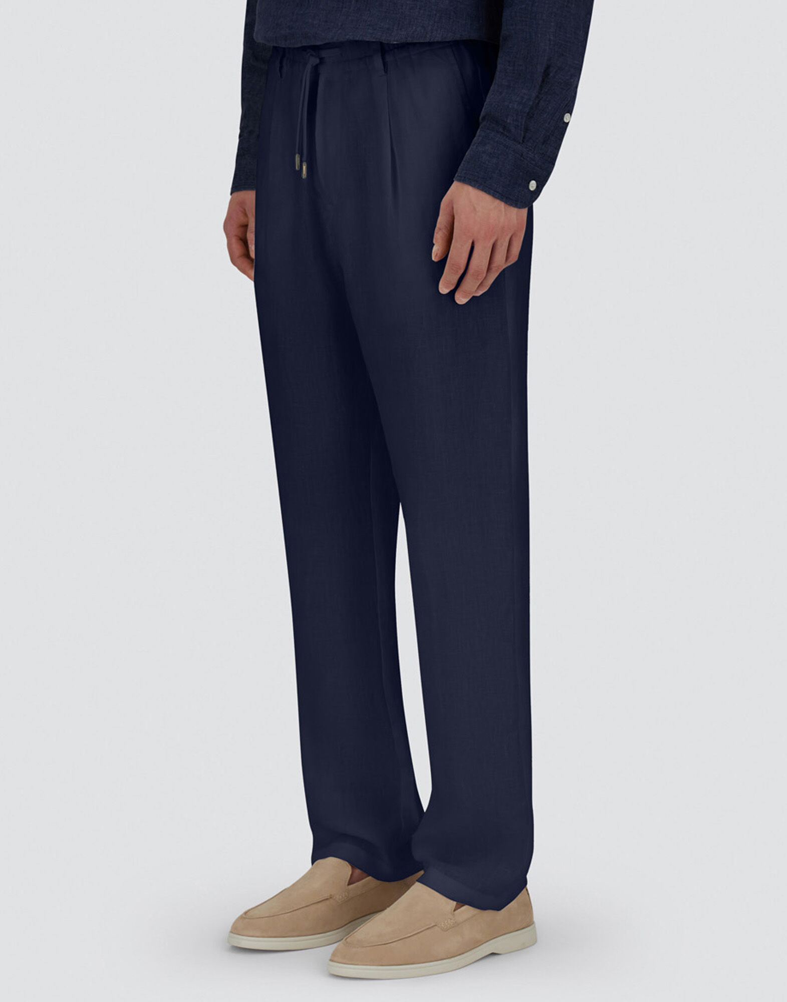 RESORT TROUSERS IN NEW LINEN