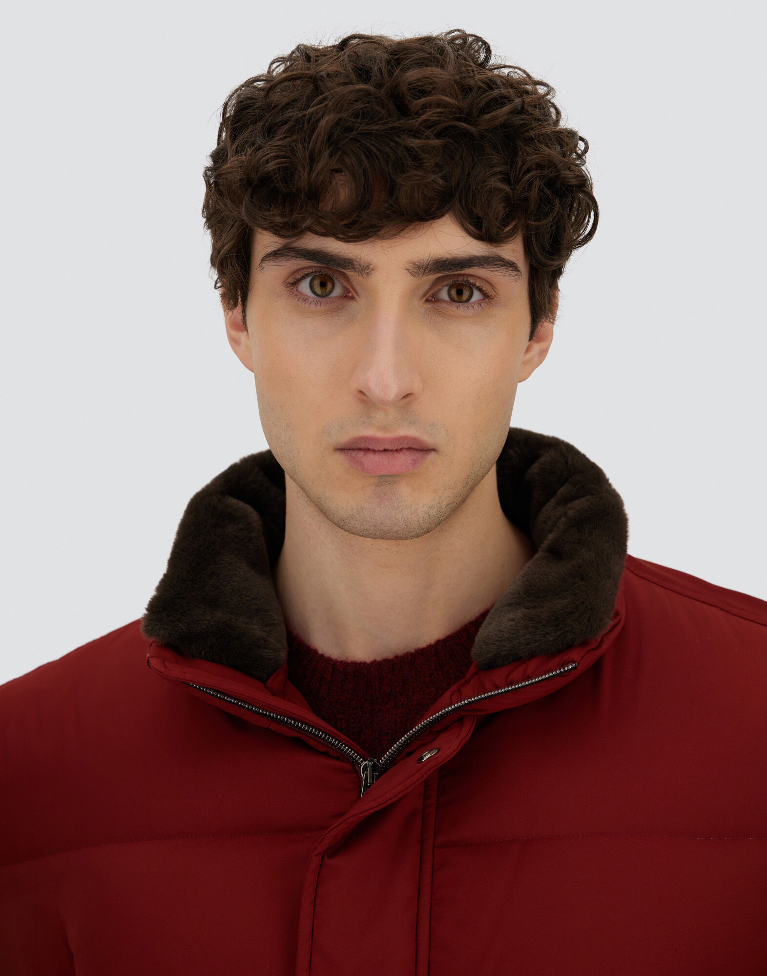 BOMBER JACKET IN ARENDELLE AND FAUX FUR