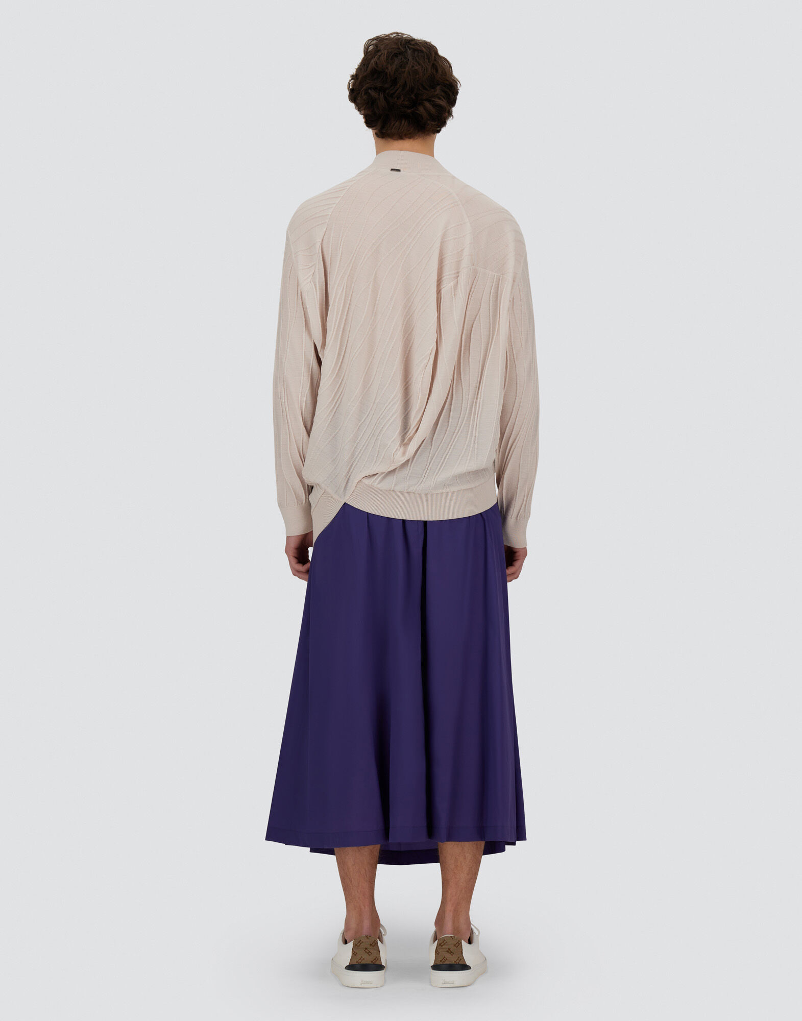 PURE WOOL GLOBE SWEATER