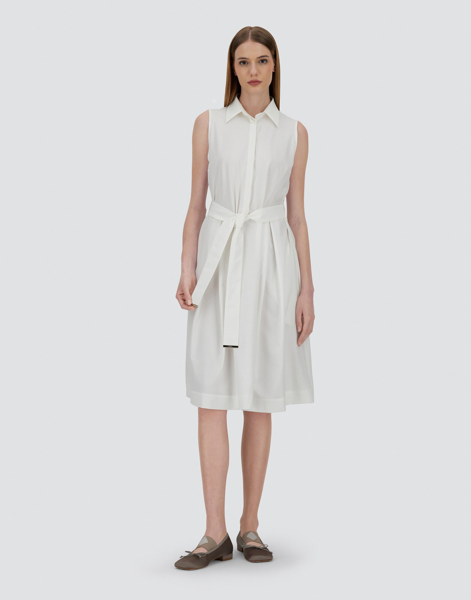 DRESS IN STRUCTURED NYLON