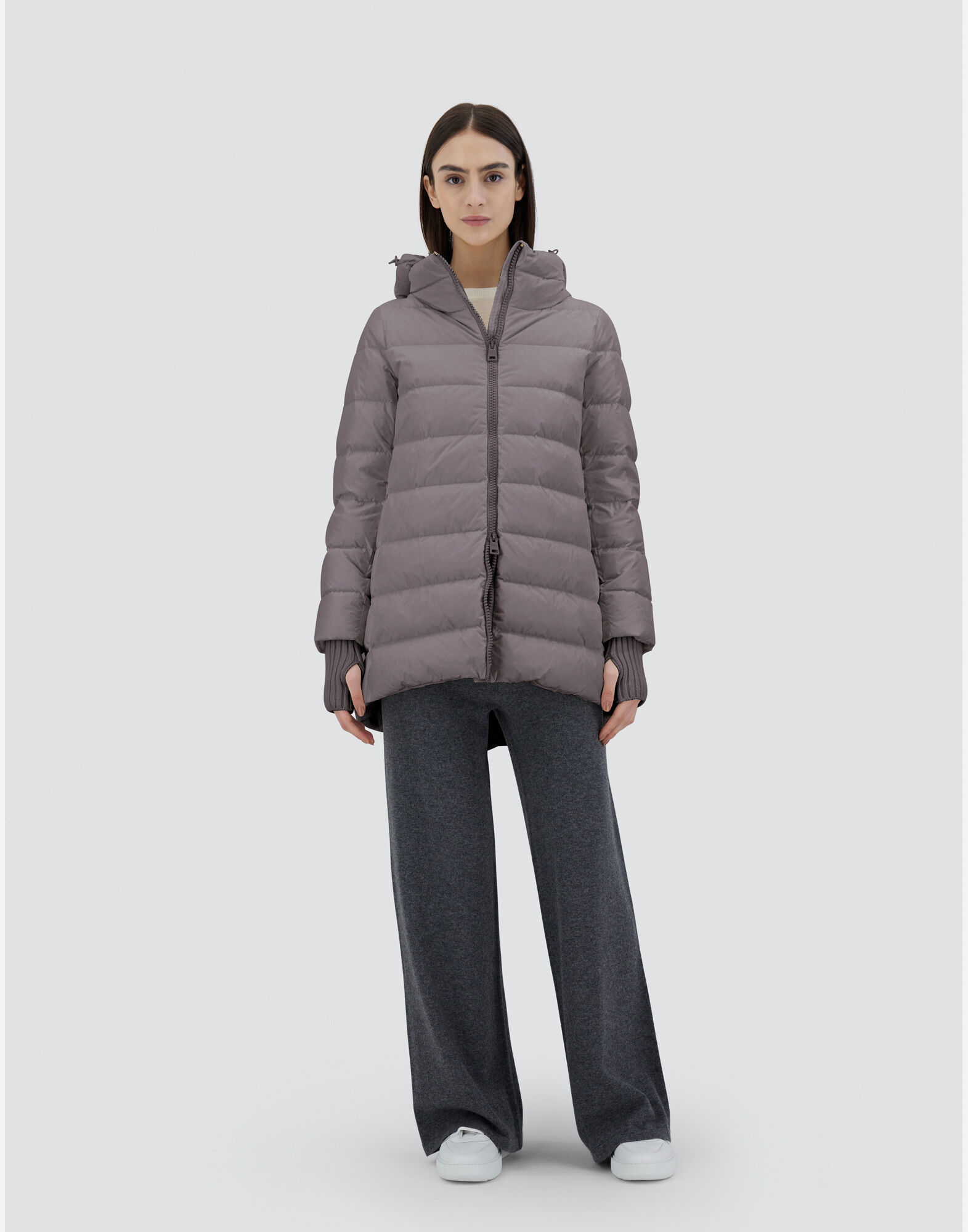A-SHAPE JACKET IN NYLON CHAMONIX