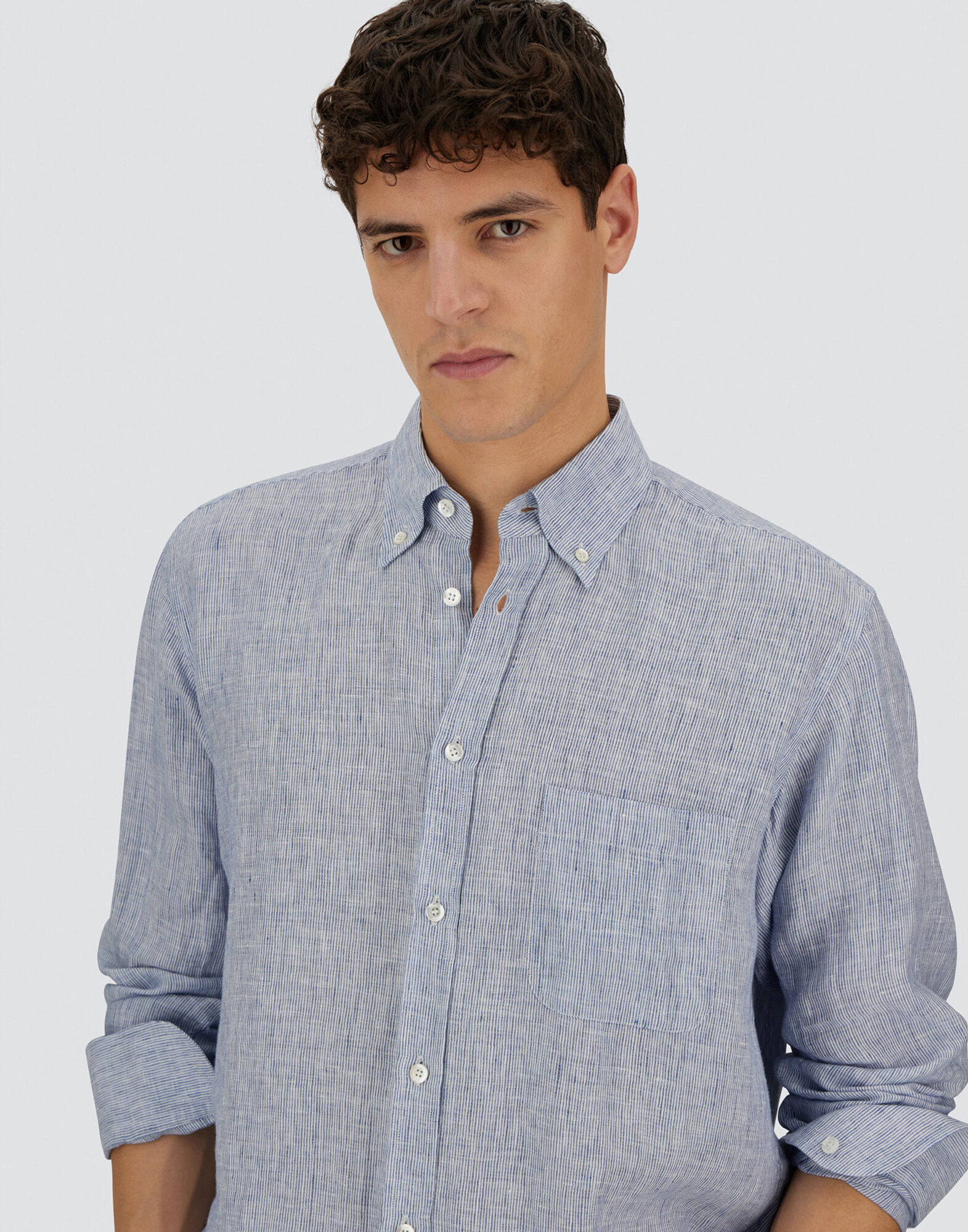 RESORT SHIRT IN SOFT ALOE LINEN
