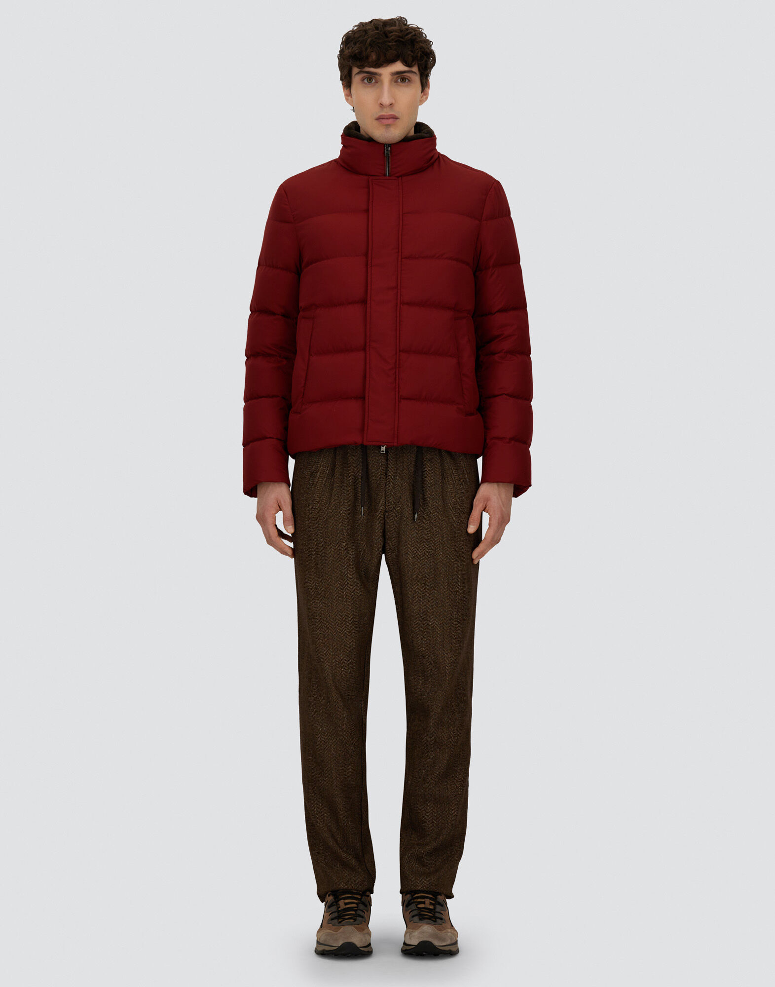 BOMBER JACKET IN ARENDELLE AND FAUX FUR