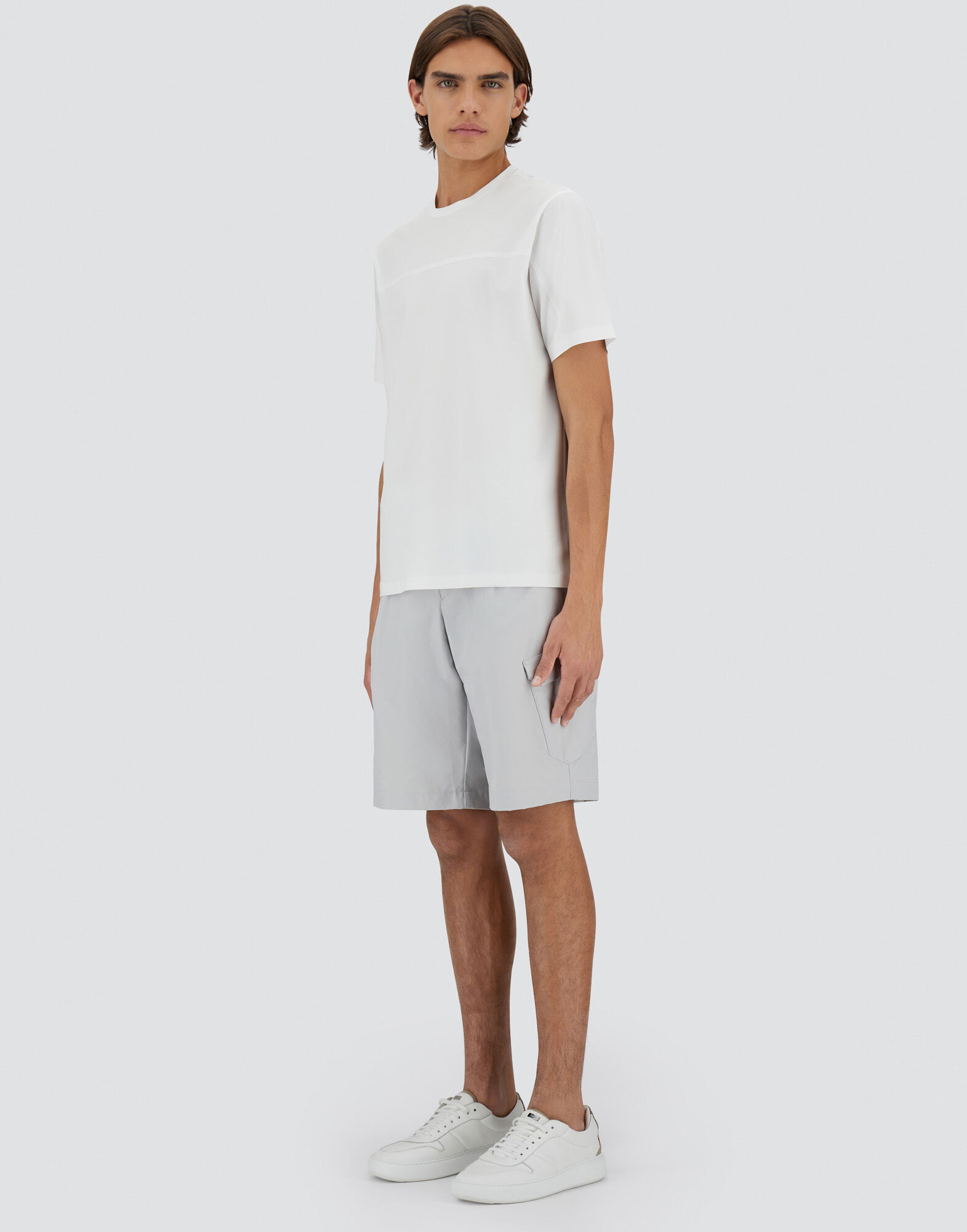 SUPERFINE?COTTON STRETCH T-SHIRT