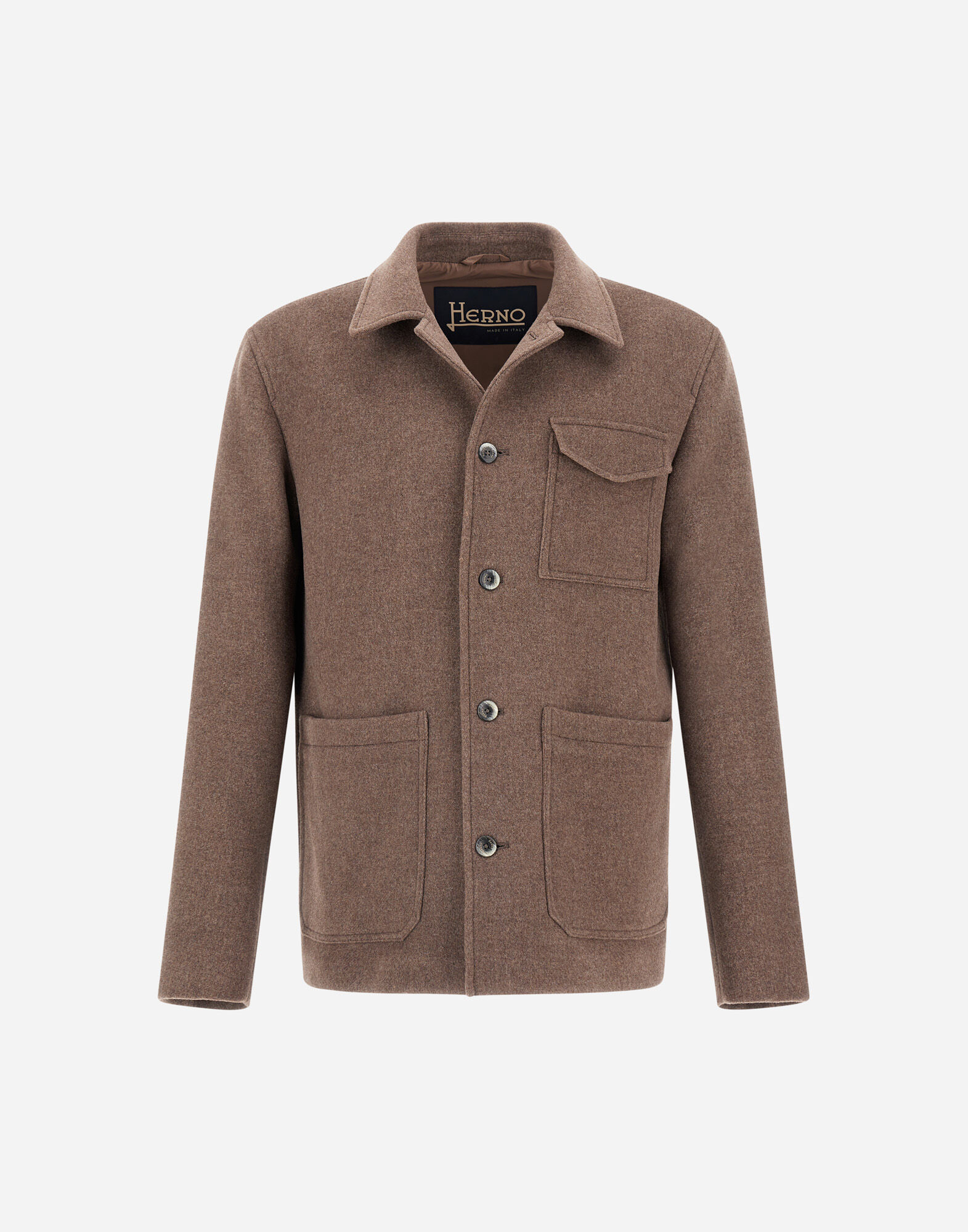 FIELD JACKET IN SOFT RECYCLED WOOL