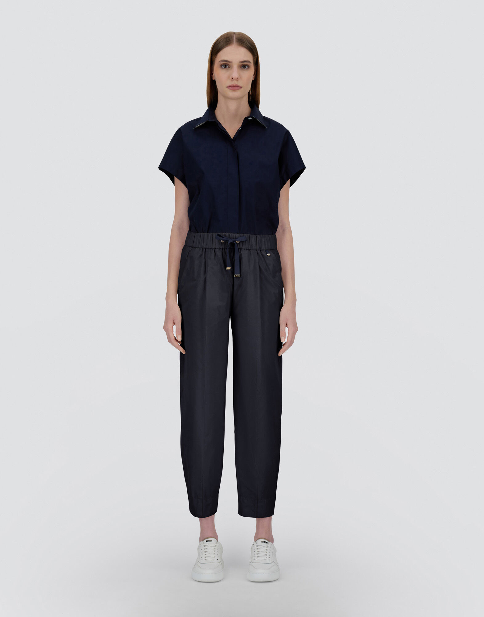NEW TECHNO TAFFETA TROUSERS