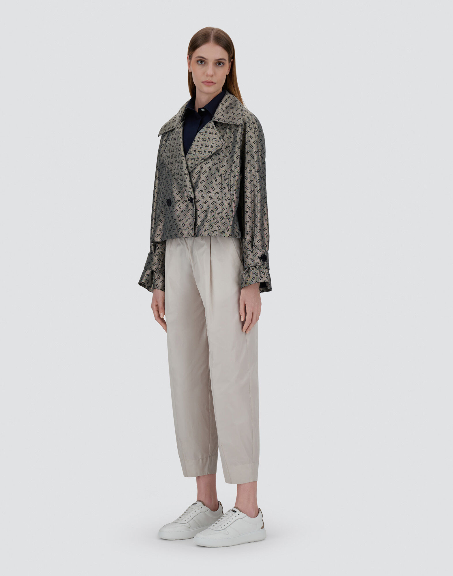 JACKET IN MONOGRAM LUREX