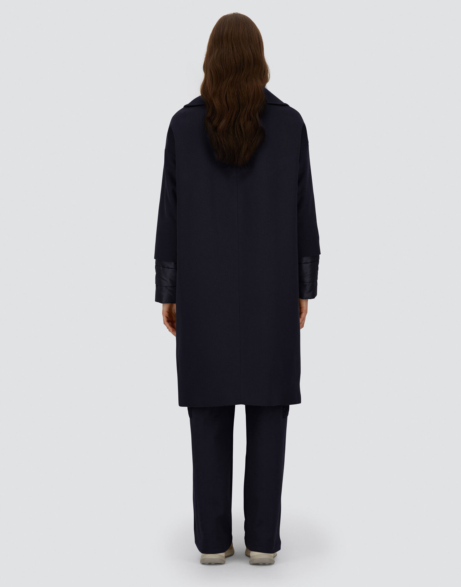 COAT IN PURE CASHMERE AND NYLON ULTRALIGHT