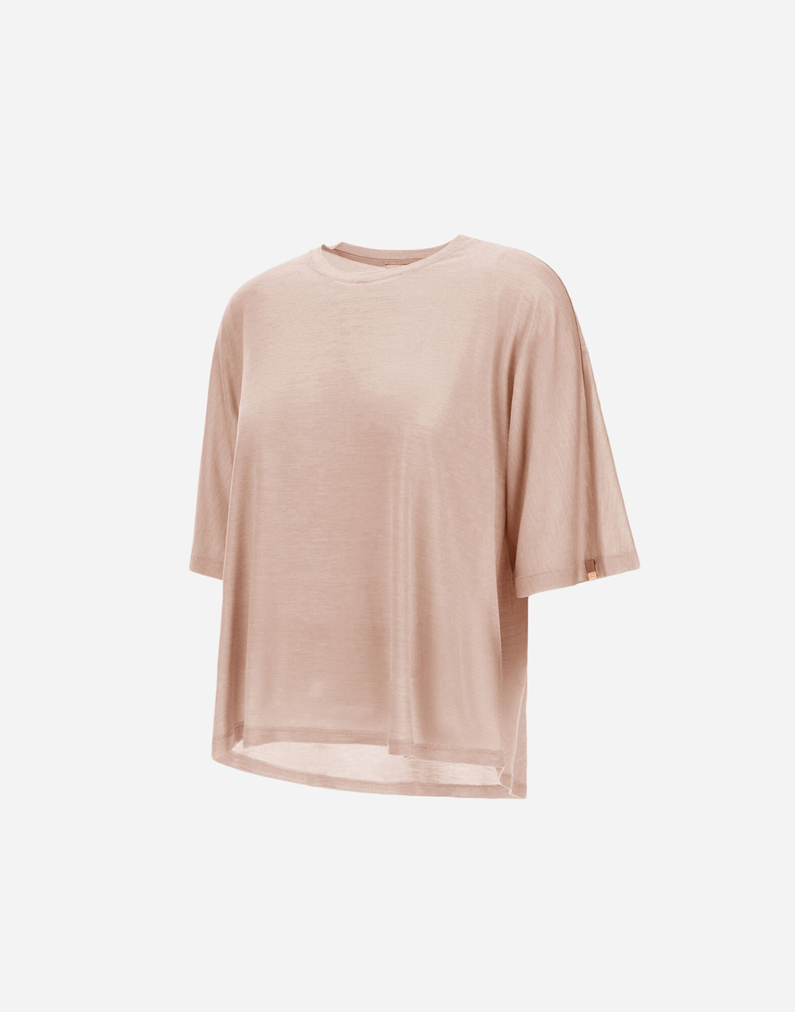 T-SHIRT IN LIGHT SILK & WOOL
