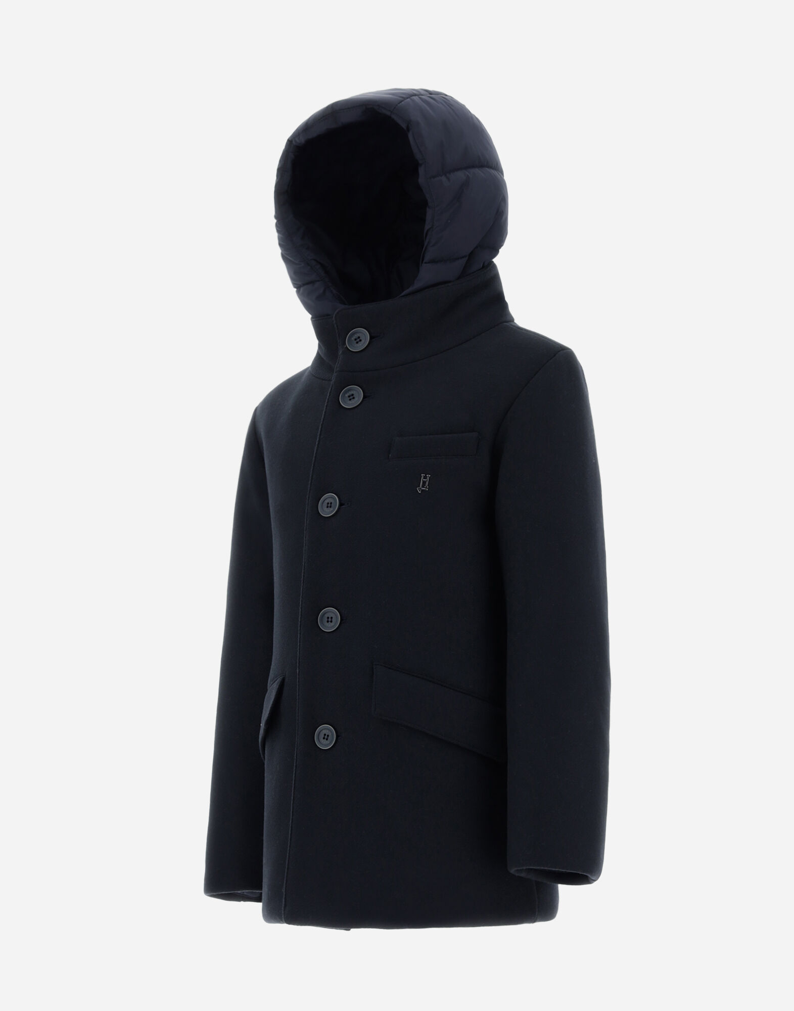COAT IN ECOWOOL AND NYLON CHAMONIX
