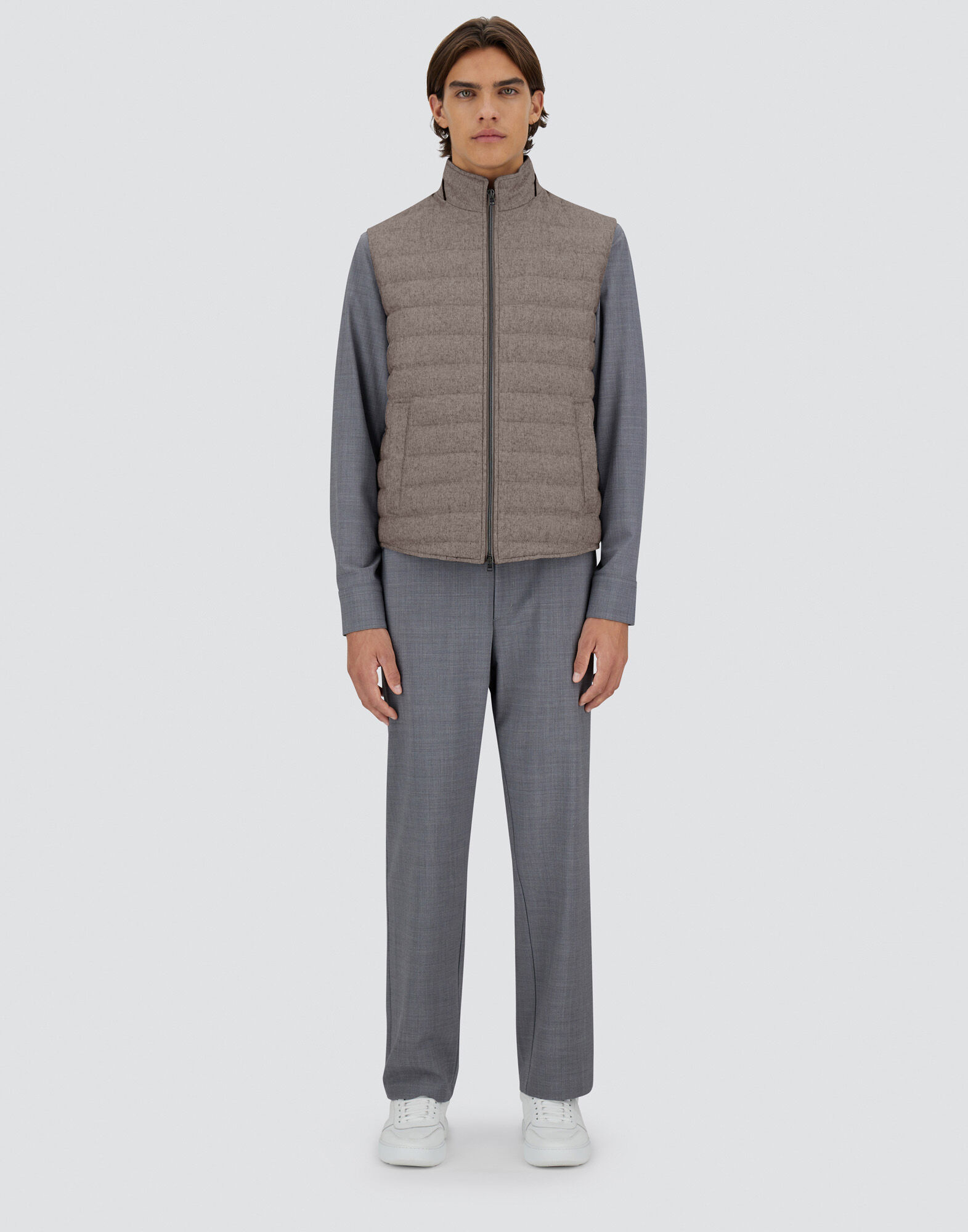 CASHMERE AND SILK VEST