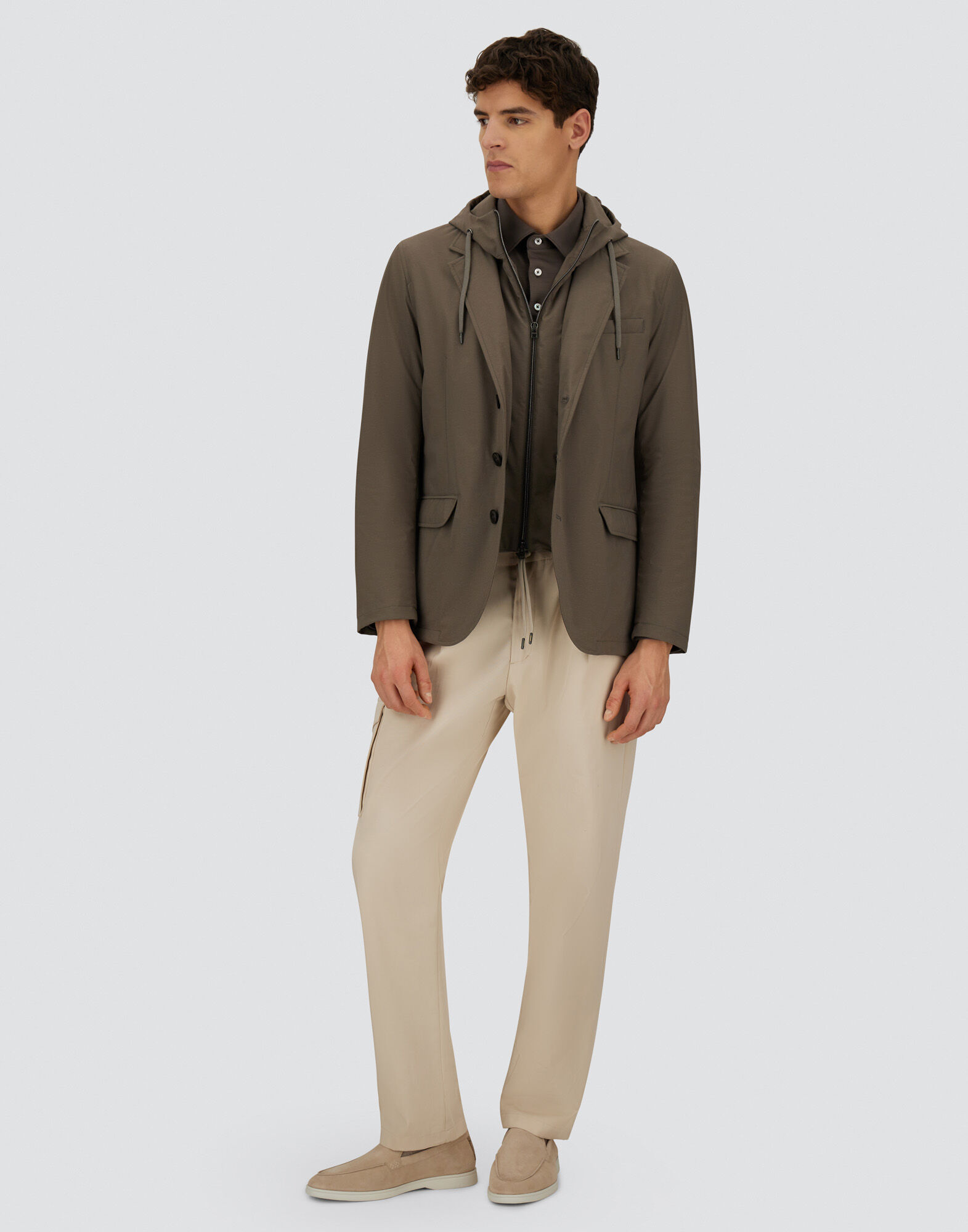 RESORT BLAZER IN NYLON COMFORT STRETCH