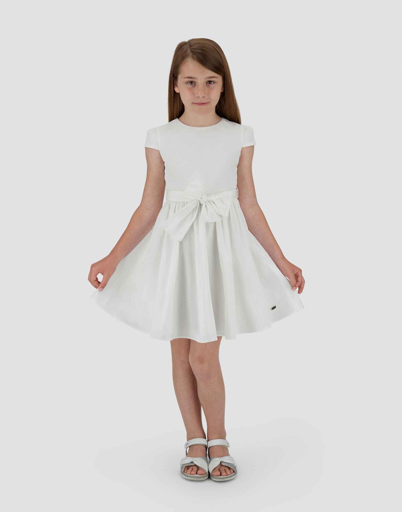 NEW TECHNO TAFFETA DRESS