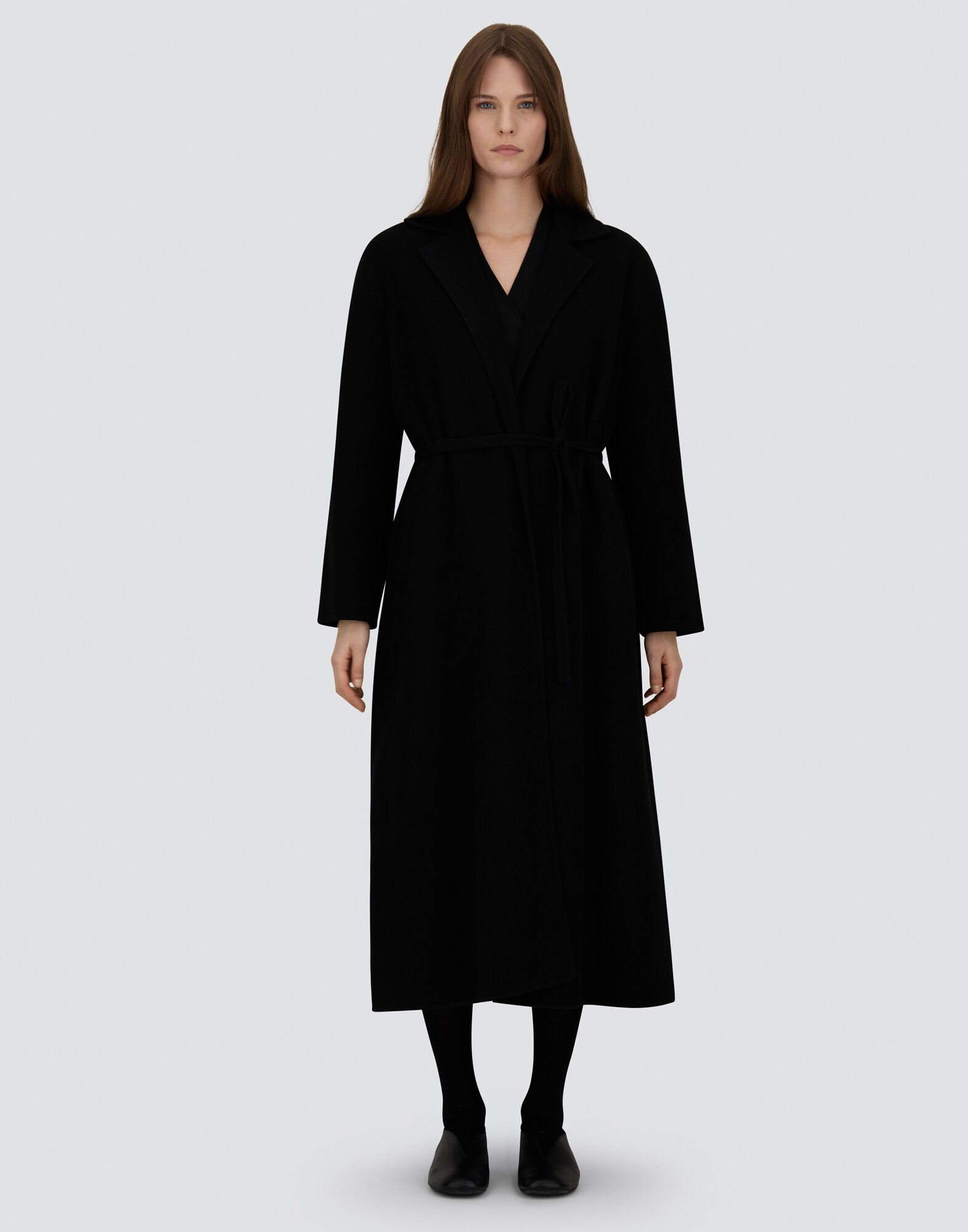 BELTED COAT IN NEW MODERN WOOL