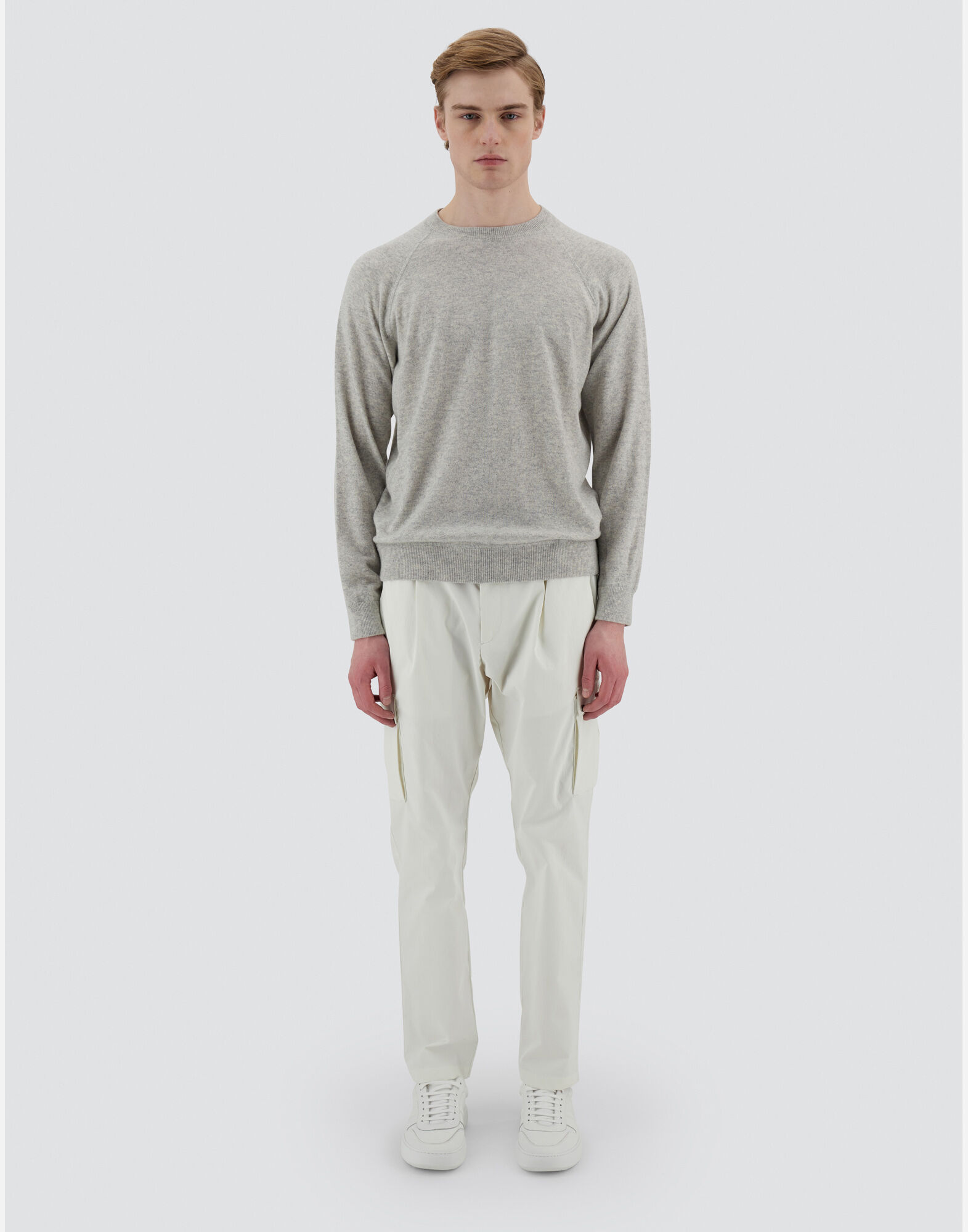 RESORT SWEATER IN PLAIN CASHMERE