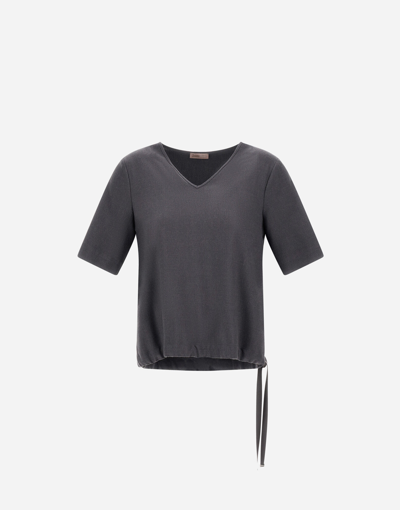RESORT T-SHIRT IN MELANGE FLANNEL