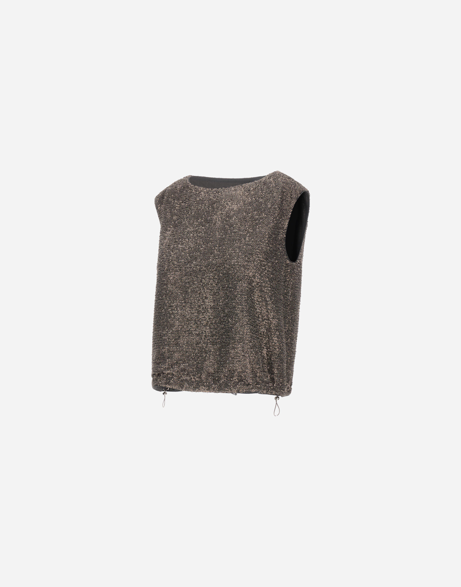 RESORT TOP IN MATT SEQUINS
