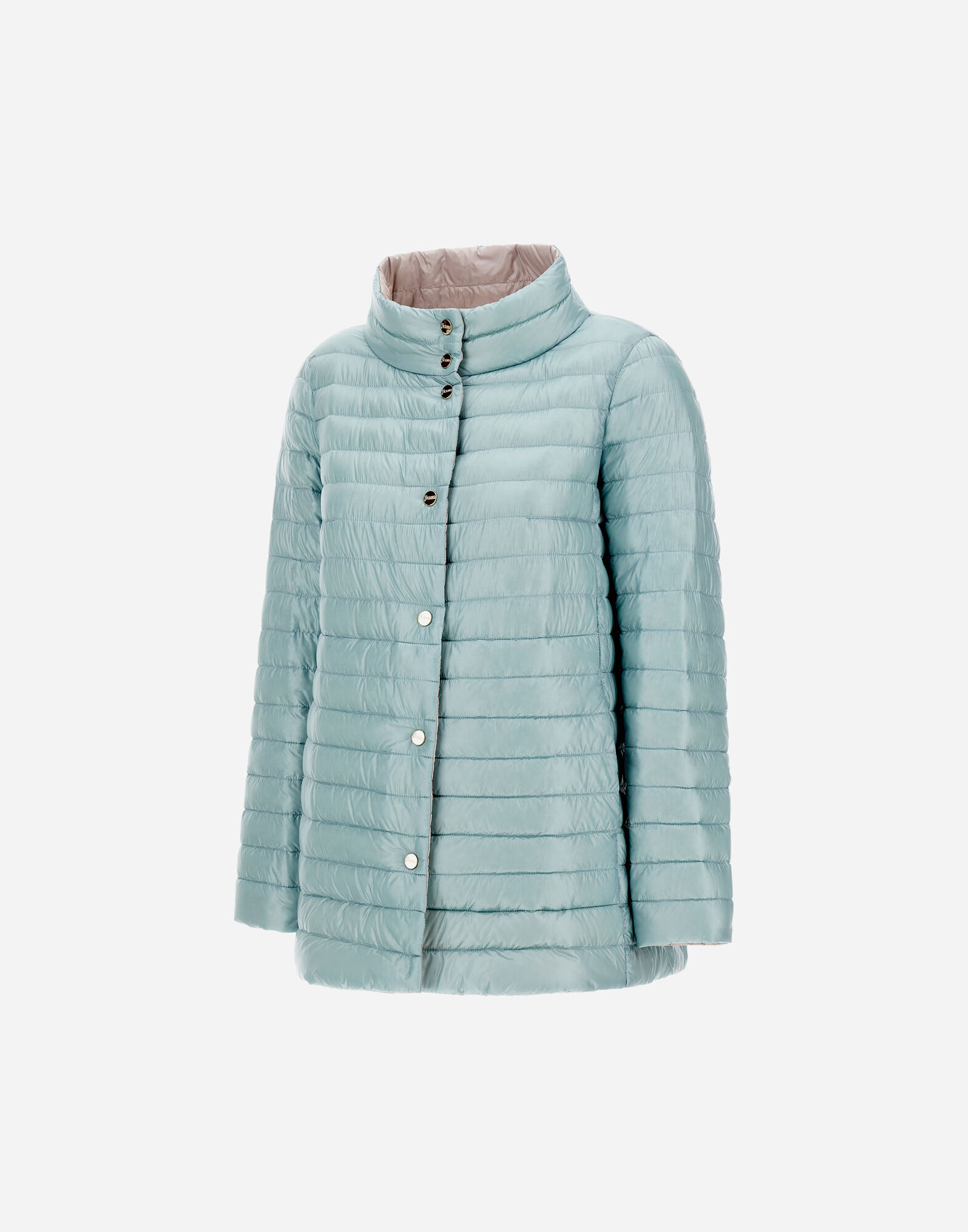 REVERSIBLE A-SHAPE JACKET IN NYLON ULTRALIGHT