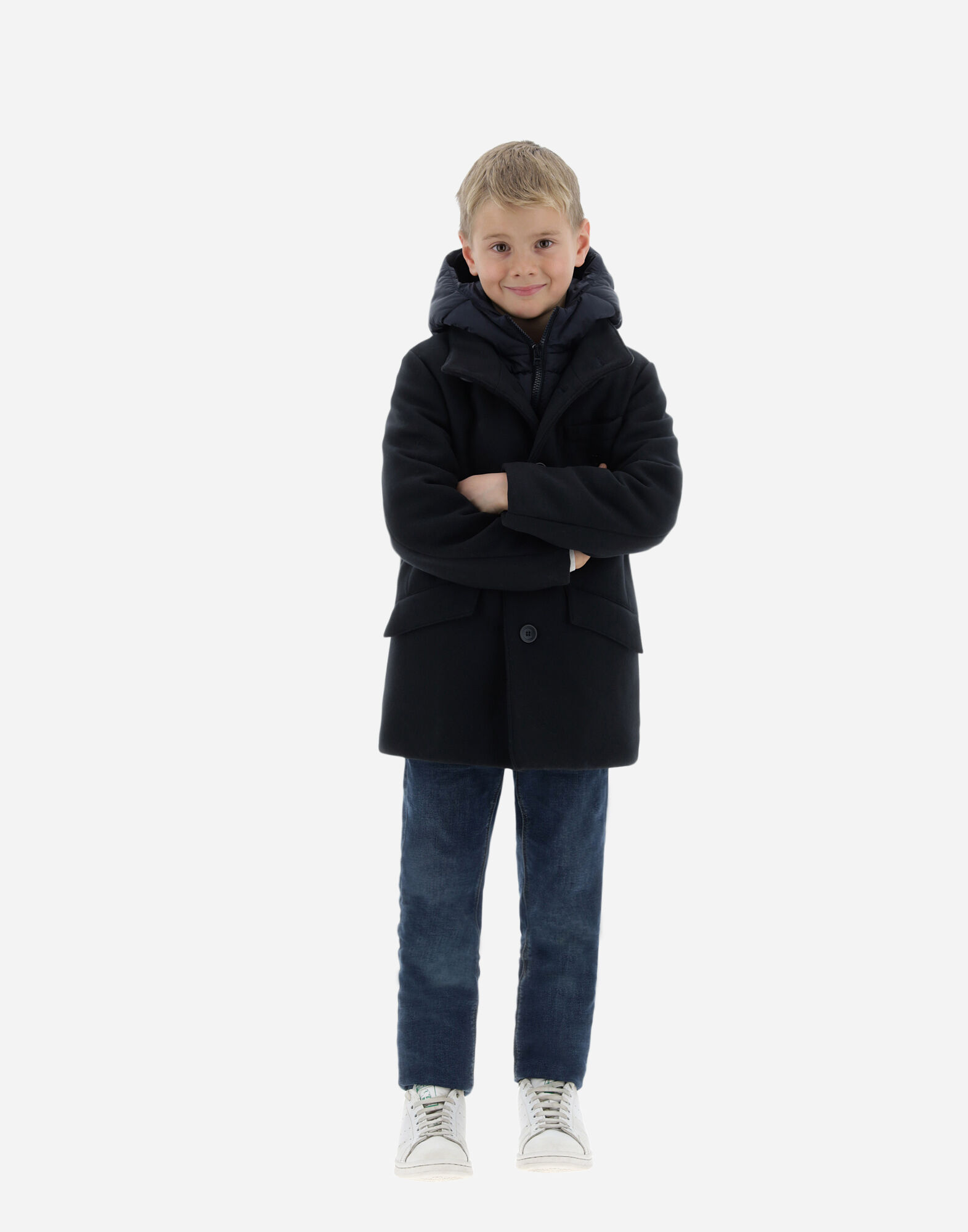COAT IN ECOWOOL AND NYLON CHAMONIX
