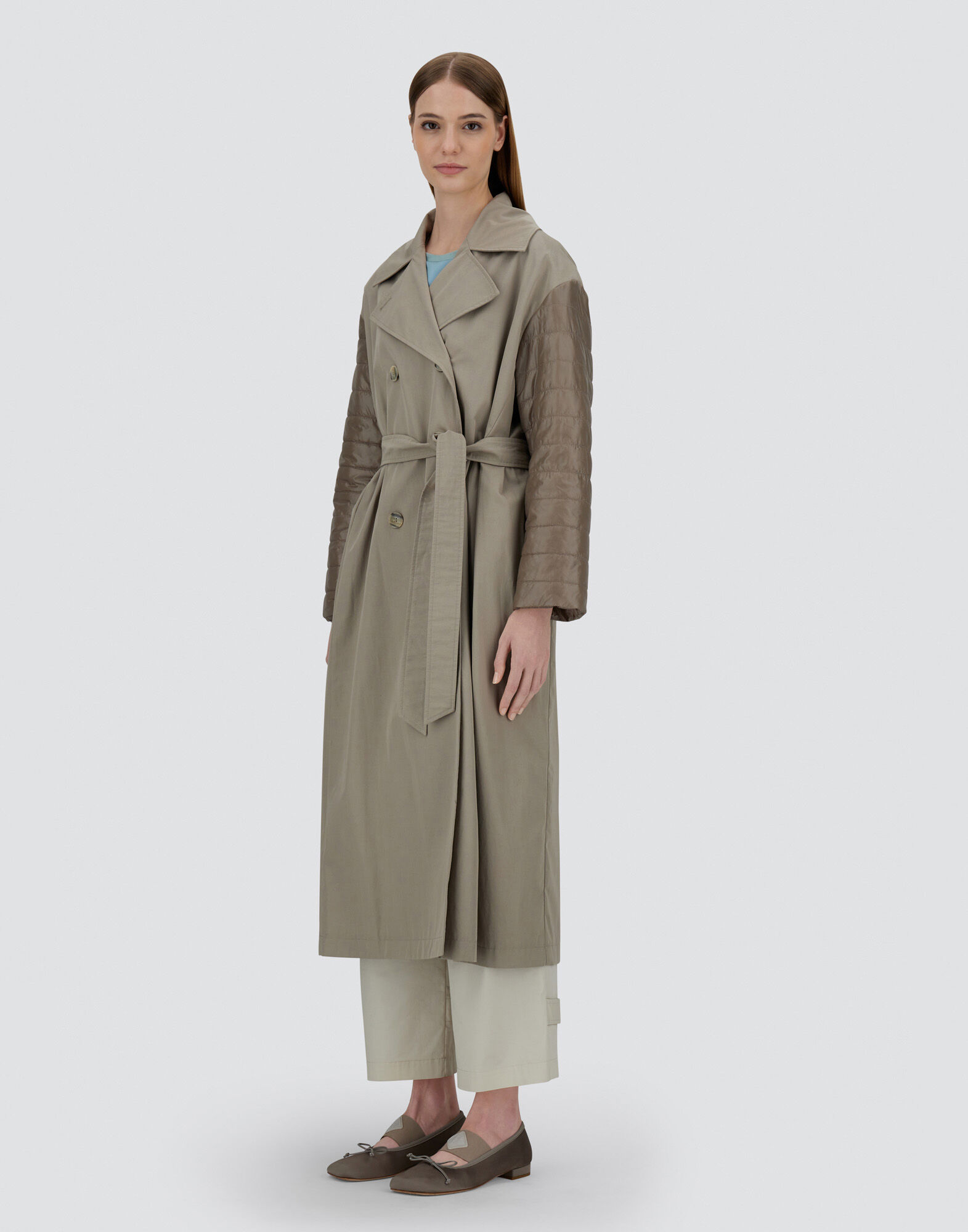 TRENCH COAT IN DEAN AND NYLON ULTRALIGHT