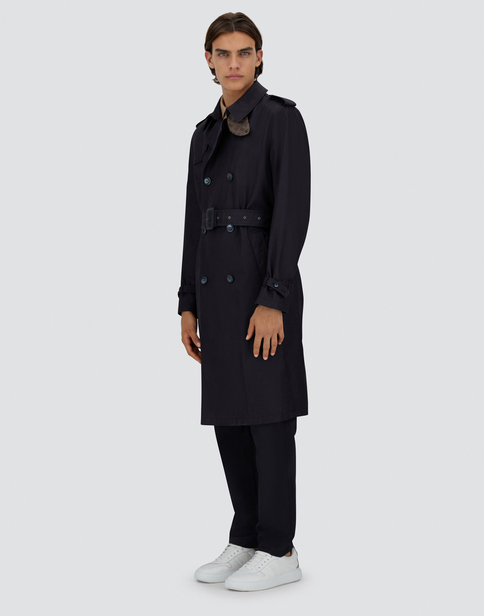 TRENCH COAT IN DELON AND MONOGRAM