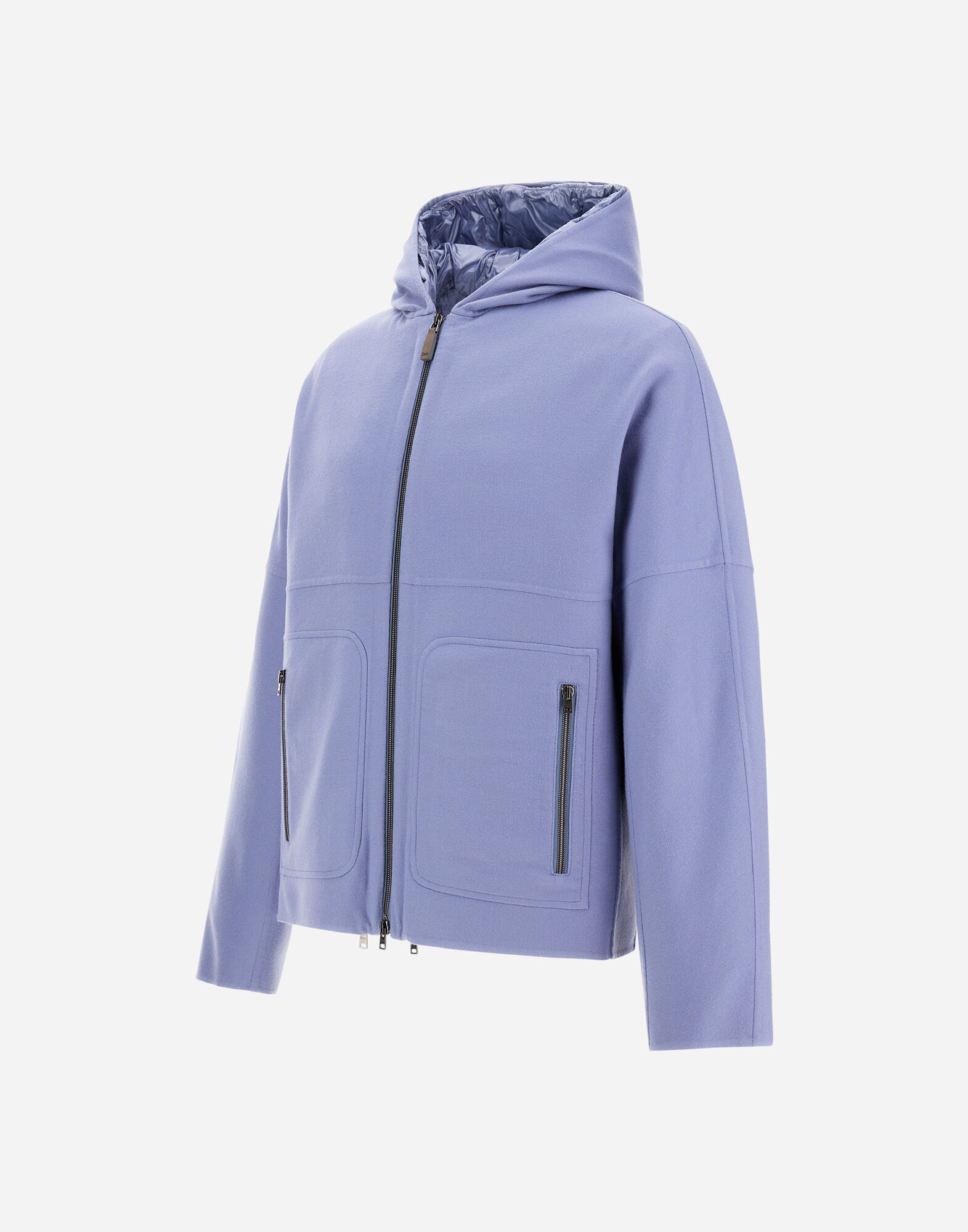 JACKET IN DOUBLE WOOL AND NYLON ULTRALIGHT