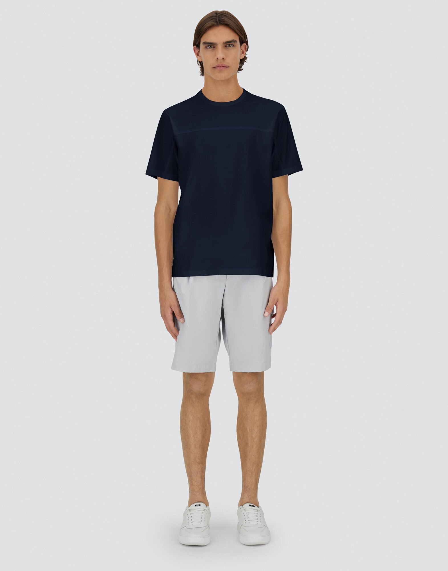 SUPERFINE?COTTON STRETCH T-SHIRT