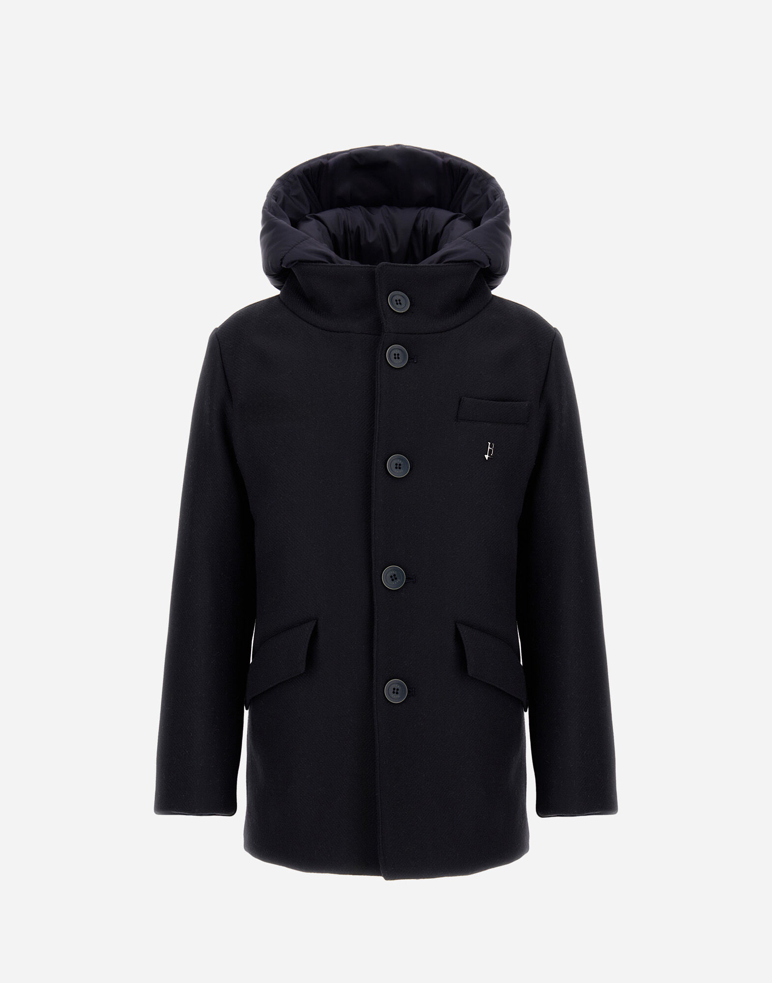 COAT IN ECOWOOL AND NYLON CHAMONIX