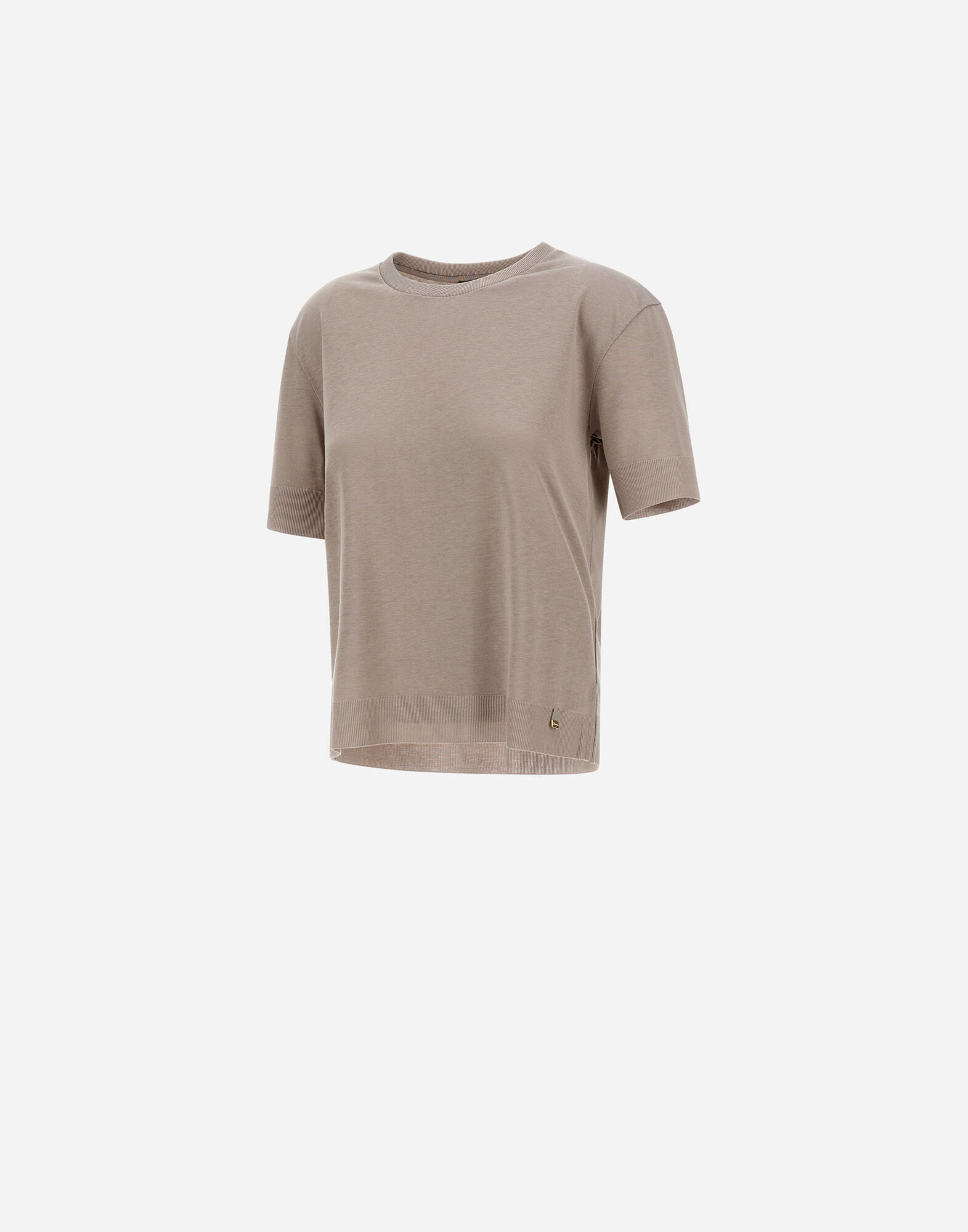 T-SHIRT IN GLAM KNIT?EFFECT