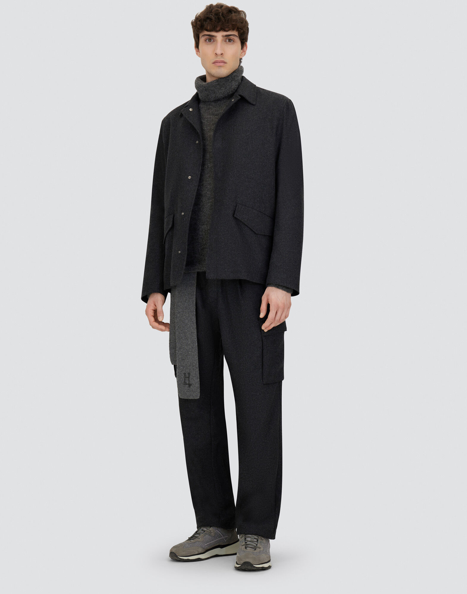 SHACKET IN WOOL FLANNEL