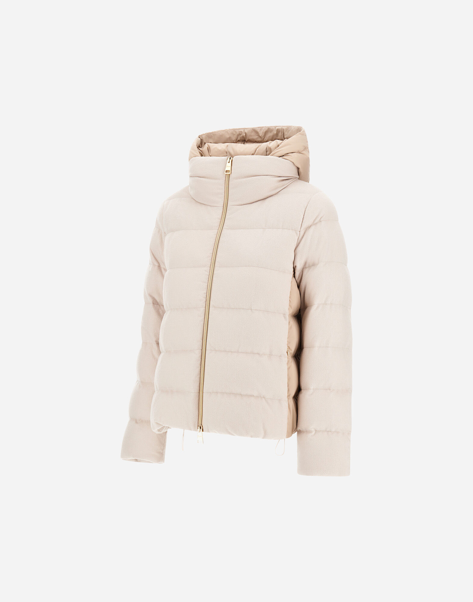 CAPE IN CASHMERE, SILK AND SATIN