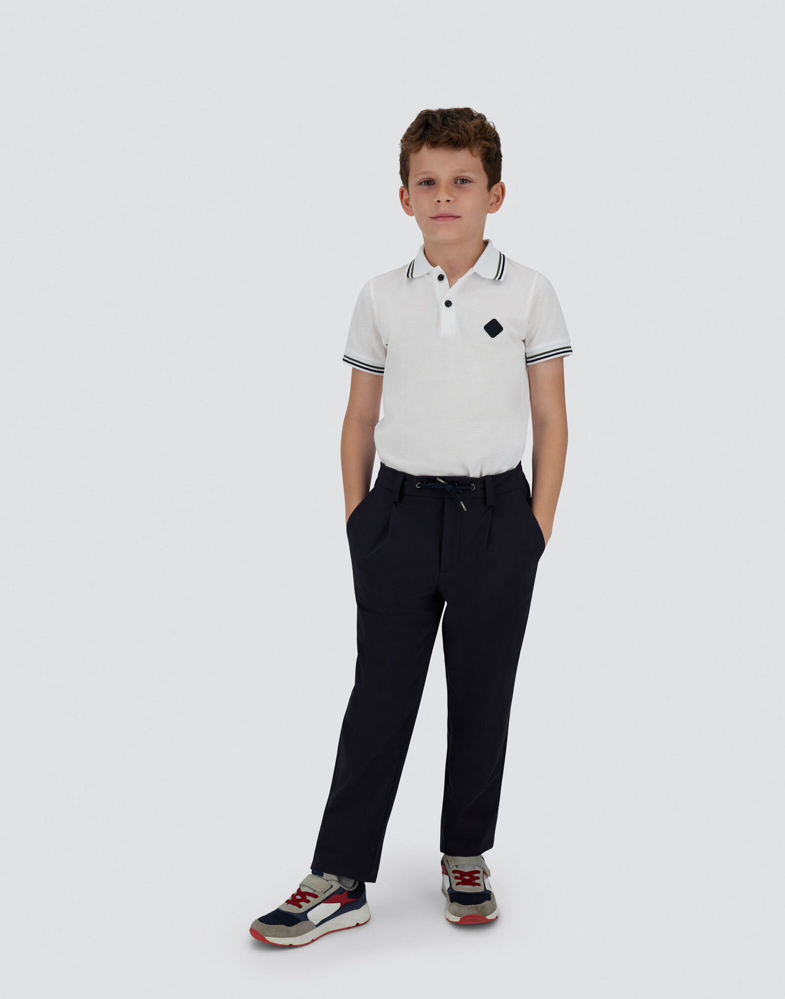 TROUSERS IN STRETCH TECH WOVEN