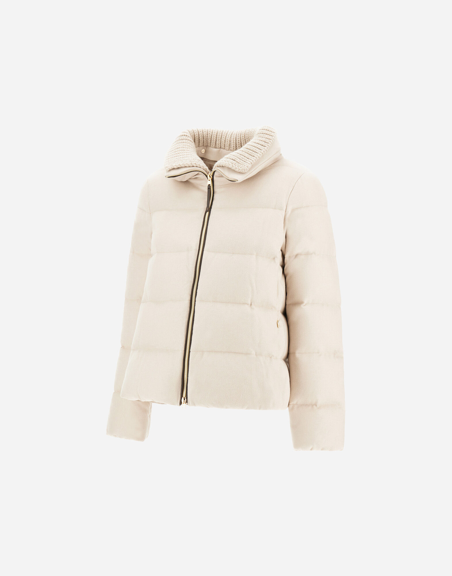 JACKET IN CASHMERE, SILK AND MONOGRAM