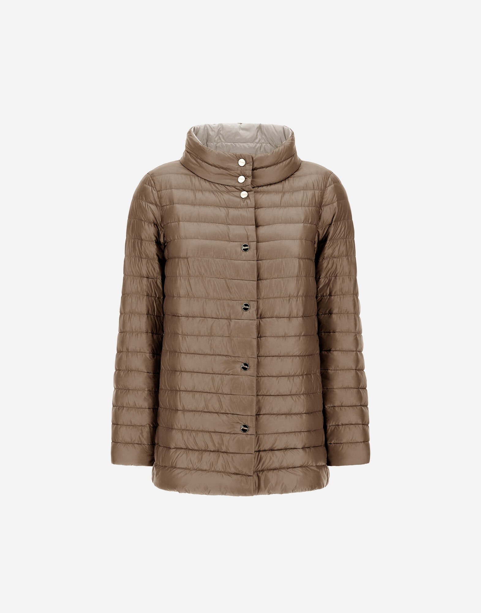 REVERSIBLE A-SHAPE JACKET IN NYLON ULTRALIGHT