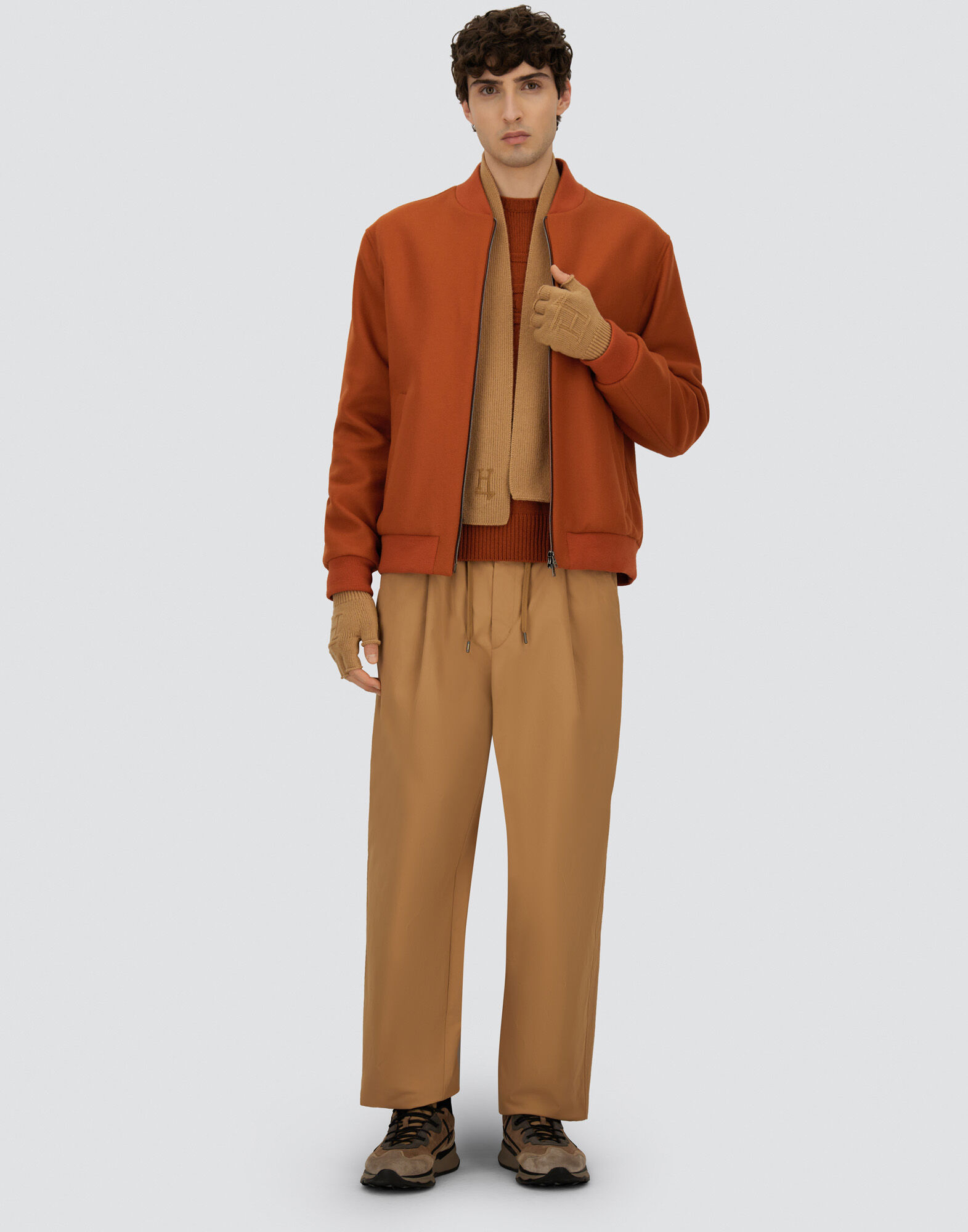 BOMBER JACKET IN EASY WOOL