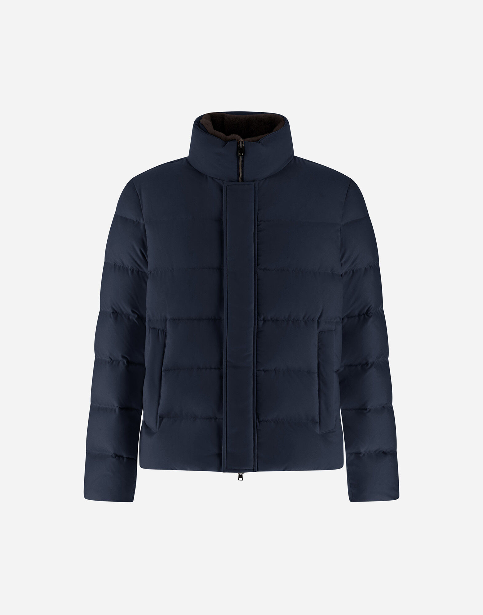 BOMBER JACKET IN ARENDELLE AND FAUX FUR