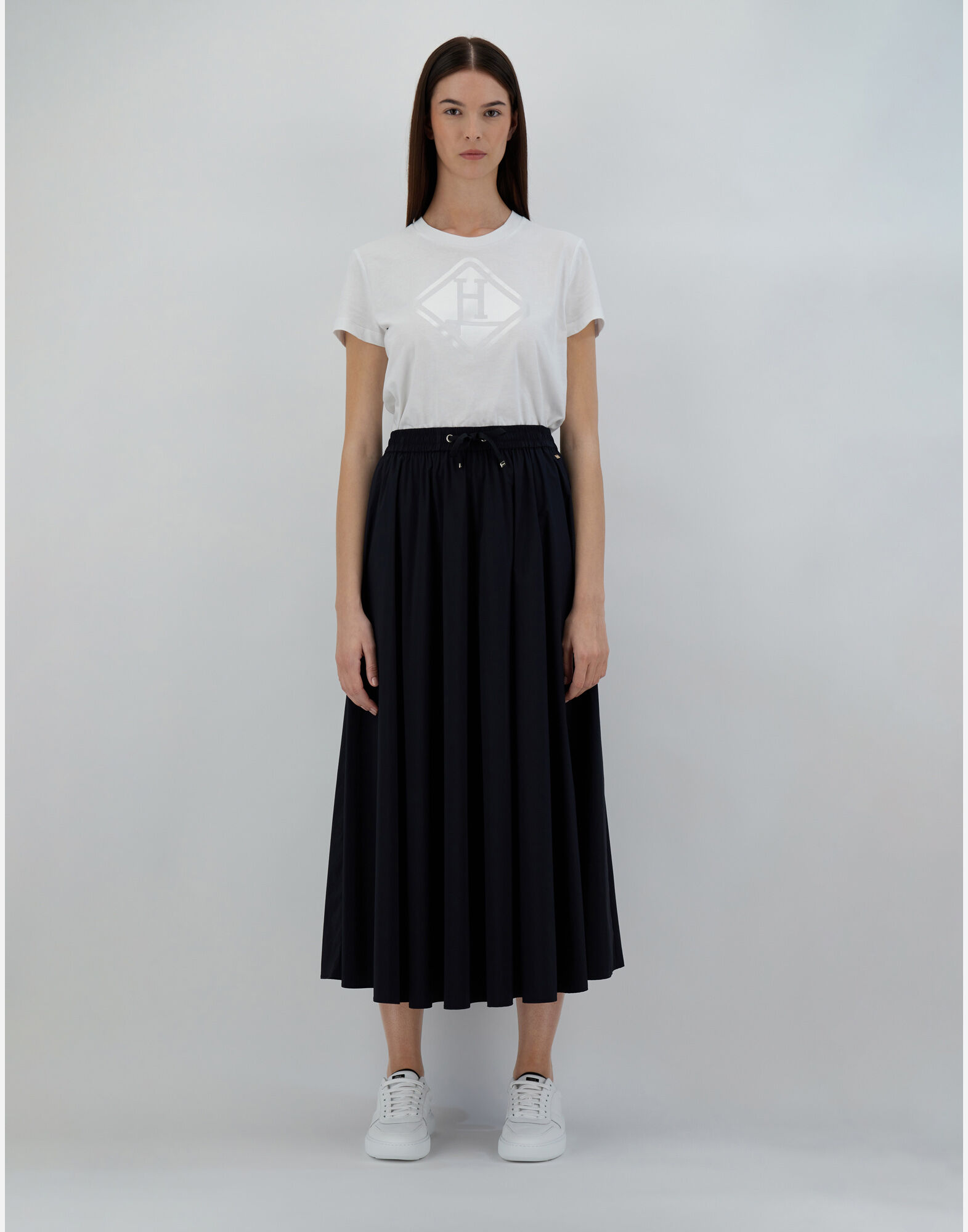 SKIRT IN LIGHT NYLON STRETCH