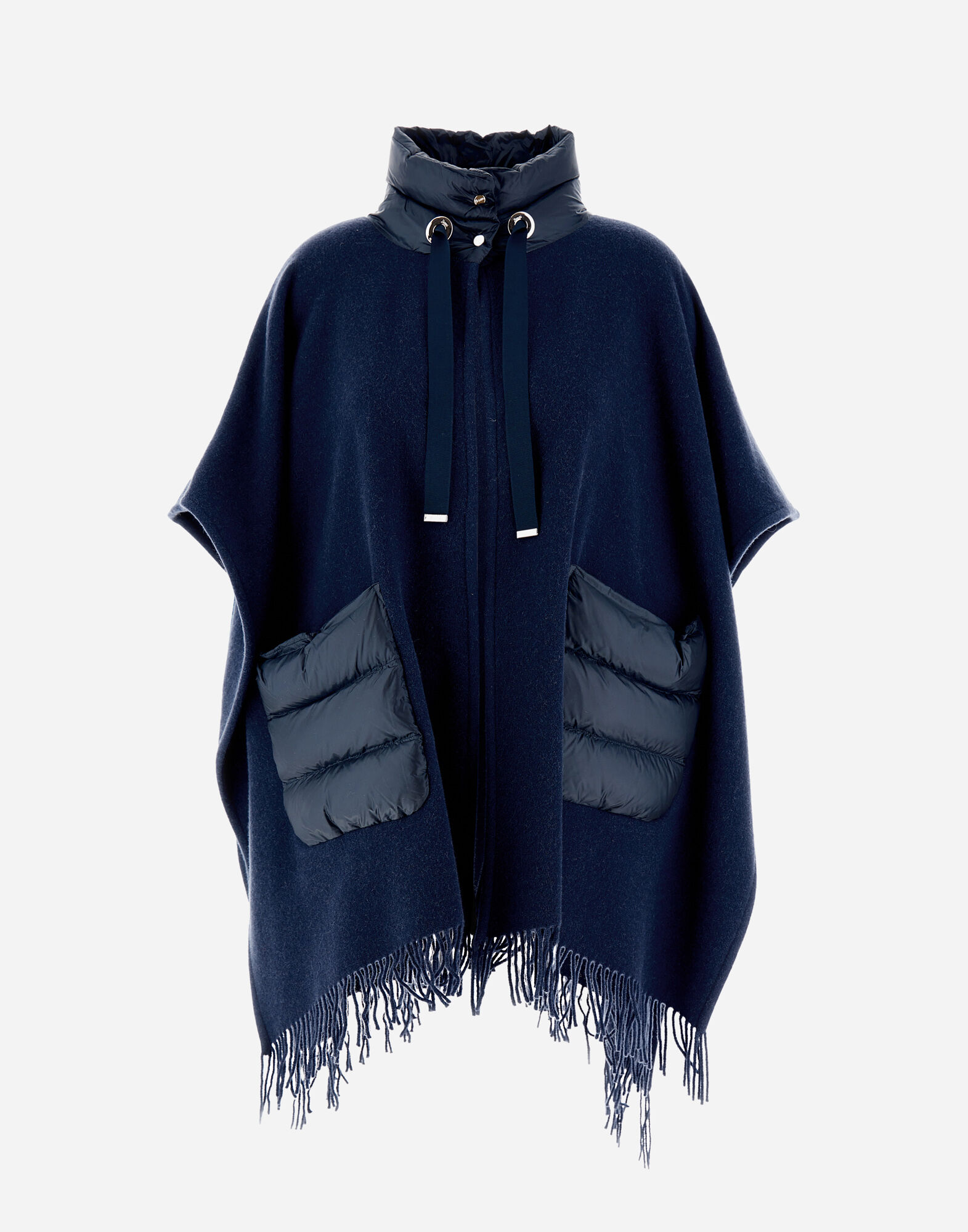 RESORT PONCHO IN WARMY & NYLON ULTRALIGHT