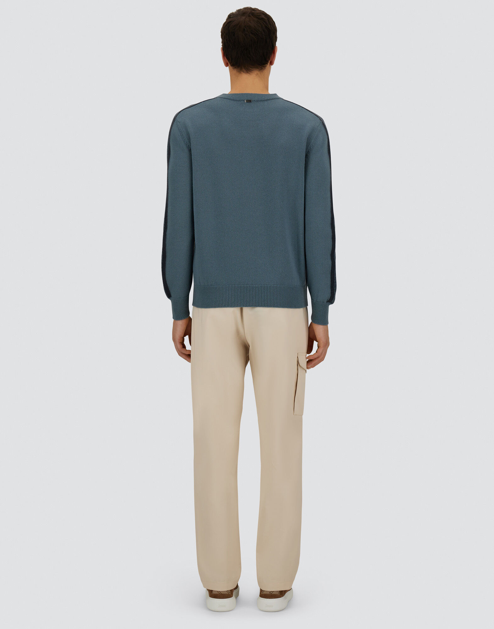 RESORT SWEATER IN CARDED PURE WOOL