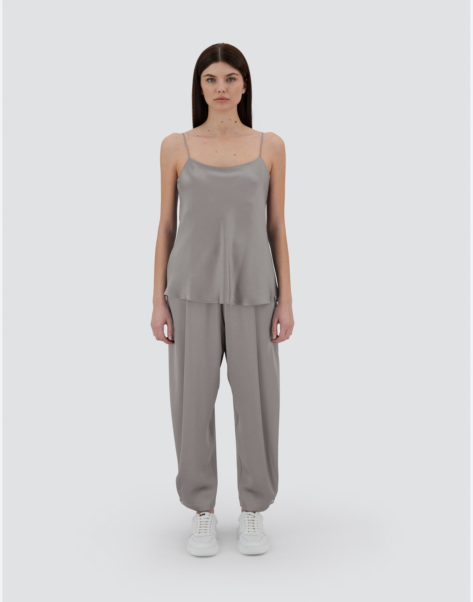 RESORT TROUSERS IN SATIN EFFECT