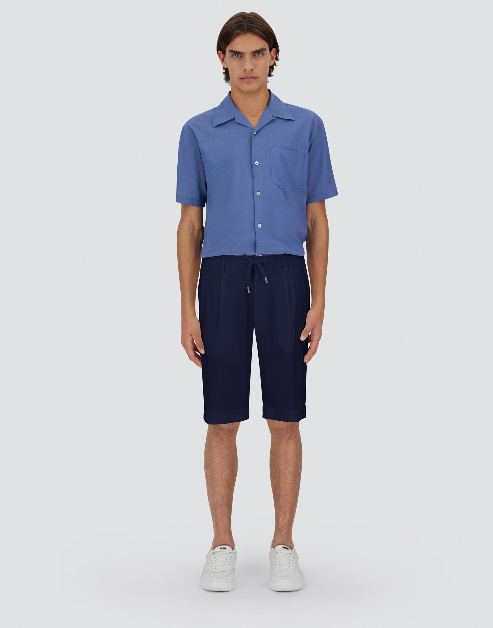 LIGHT COTTON STRETCH SHORTS