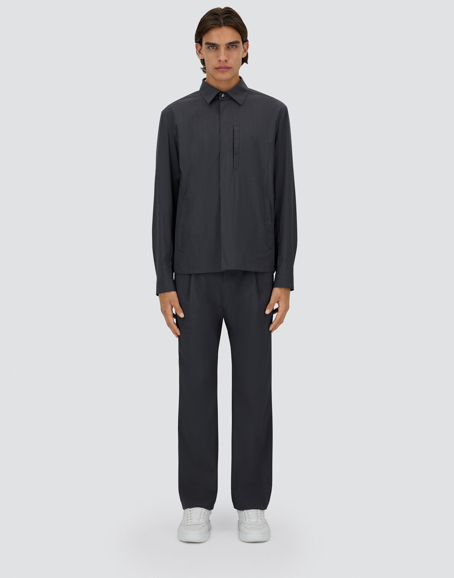 TECH WOVEN SHACKET
