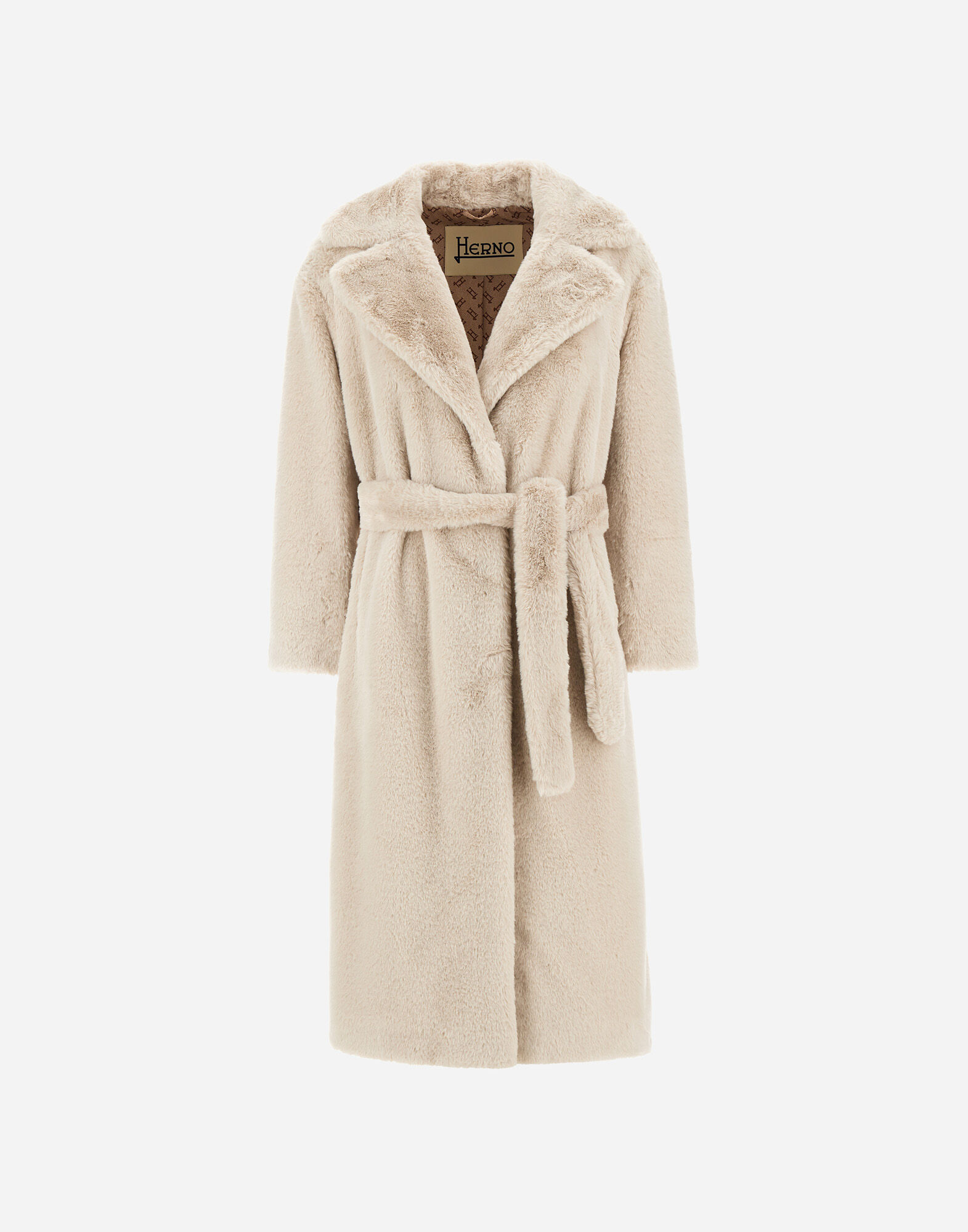 COAT IN SOFT ALTERNATIVE FUR