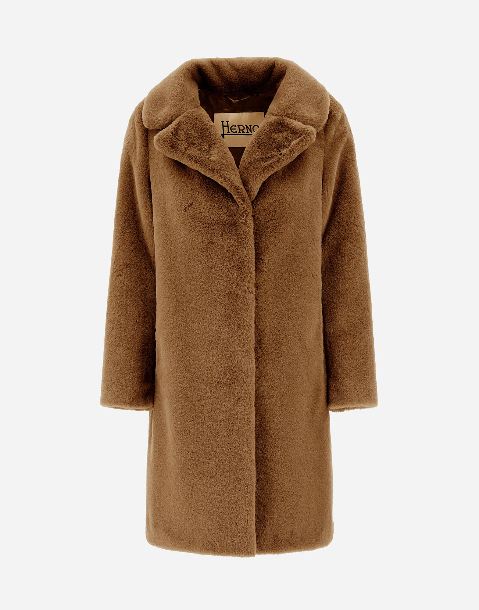 COAT IN SOFT ALTERNATIVE FUR