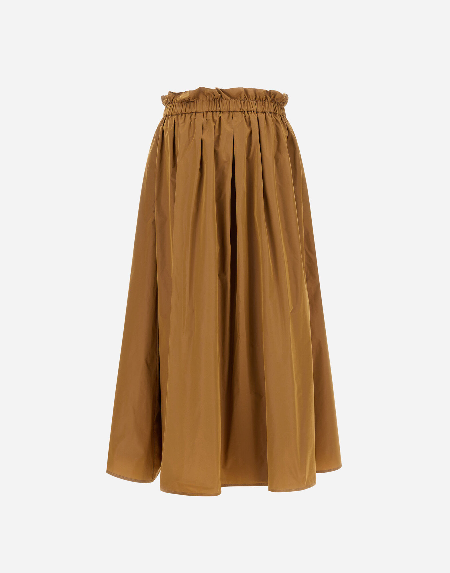 NEW TECHNO TAFFETA SKIRT