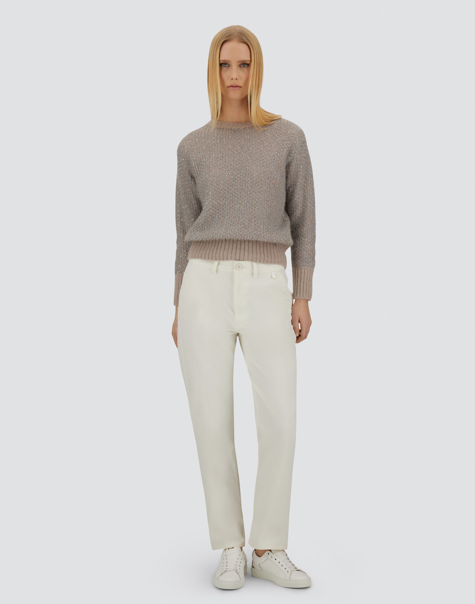 RESORT TROUSERS IN COTTON FEEL