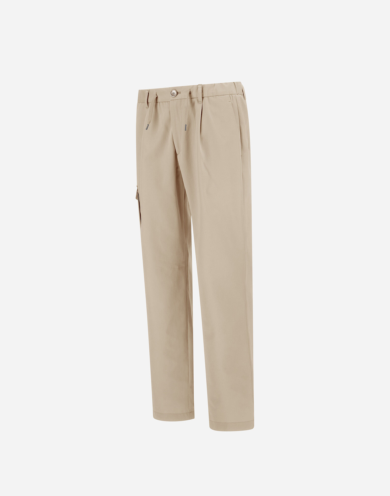 RESORT CARGO TROUSERS IN PURE COTTON