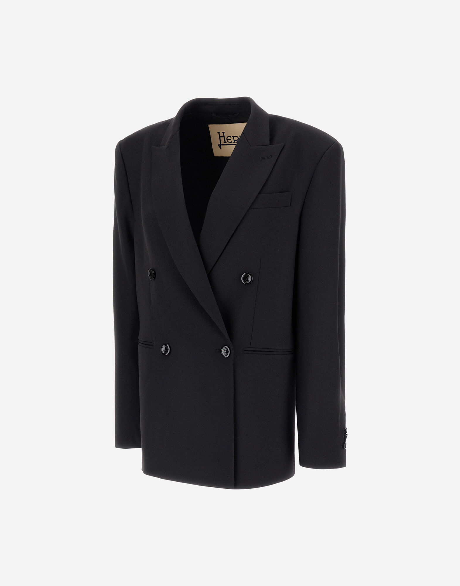 OVERSIZED BLAZER IN FLUID WOOL