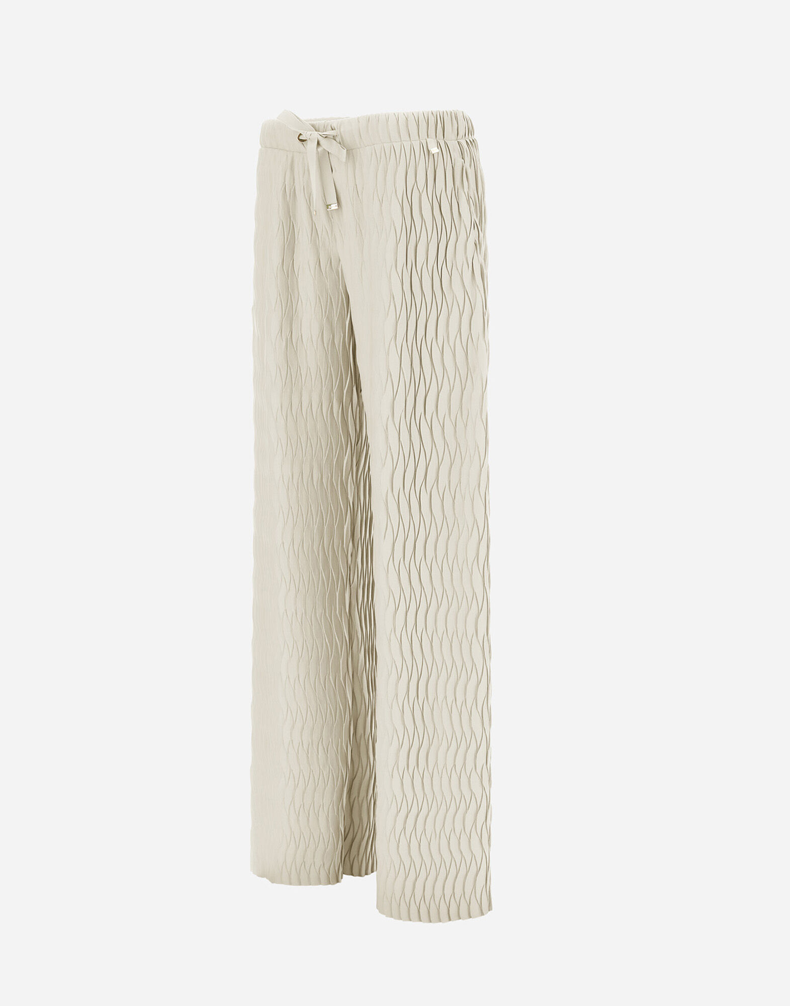 TROUSERS IN WRINKLED EFFECT