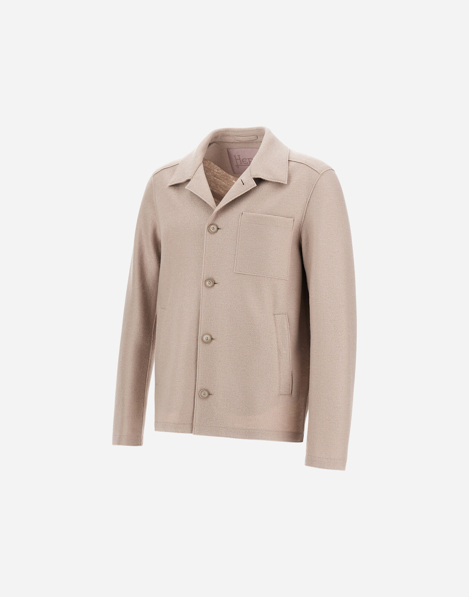 RESORT SHACKET IN FELTED WOOL